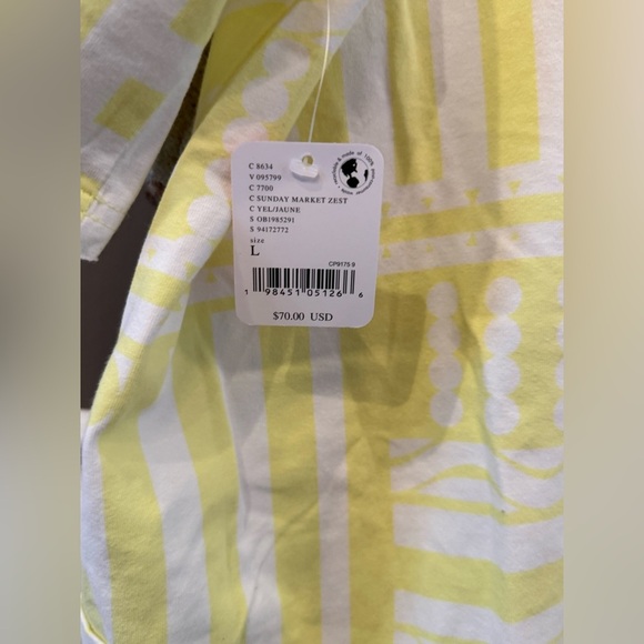 NWT FP Movement Printed Hot Shot Tee Romper - Lemon zest print - Picture 6 of 7